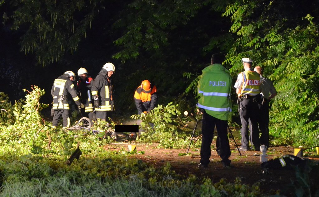 Sturm Radfahrer vom Baum erschlagen Koeln Flittard Duesseldorferstr P47.JPG